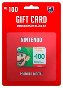 Nintendo Saldo R$ 100