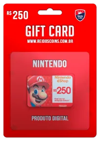 Nintendo Saldo R$ 250