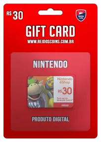 Nintendo Saldo R$ 30