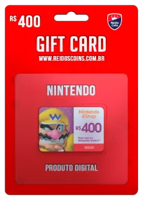 Nintendo Saldo R$ 400