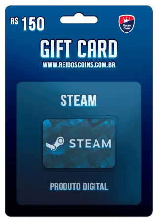 Steam Saldo 150 Reais