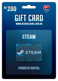 Steam Saldo 200 Reais