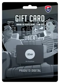 Uber Gift Card R$ 20 à R$ 500