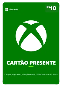 Xbox Cartão-Presente R$ 10