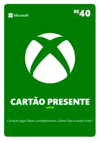 Xbox Cartão-Presente R$ 40