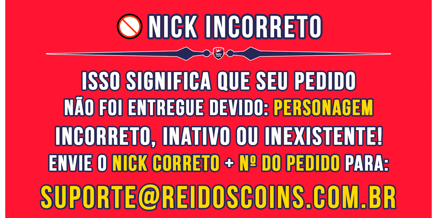 FAQ Status Nick Incorreto